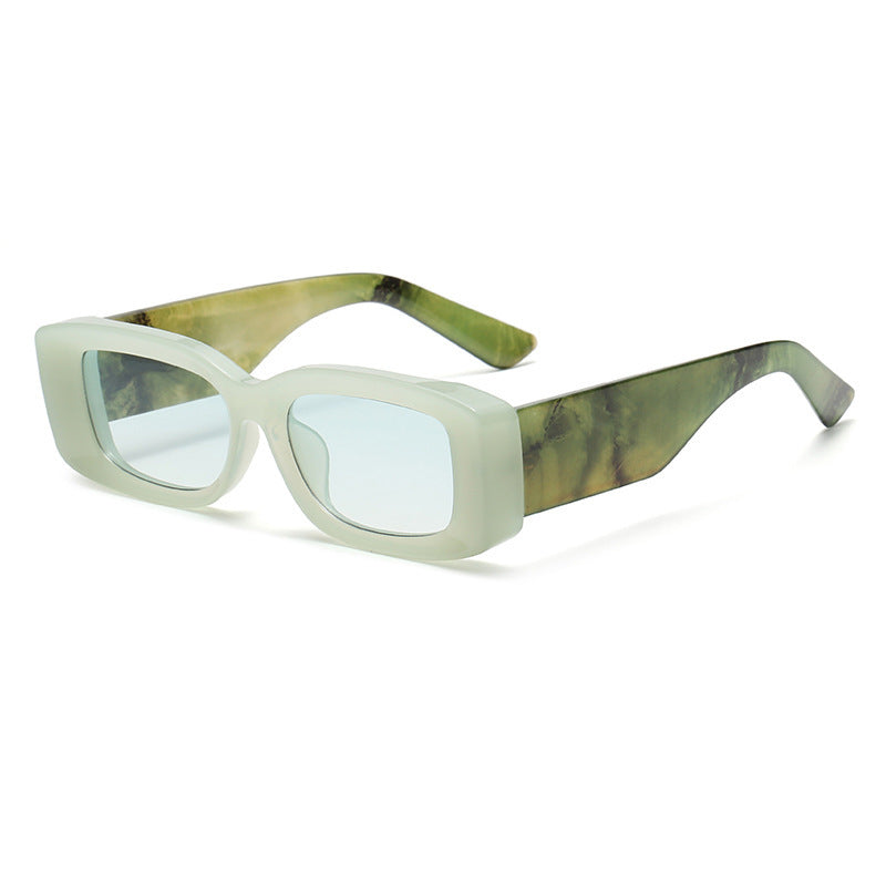 Square Sunglasses Retro Fat Edge Thick Frame Glasses